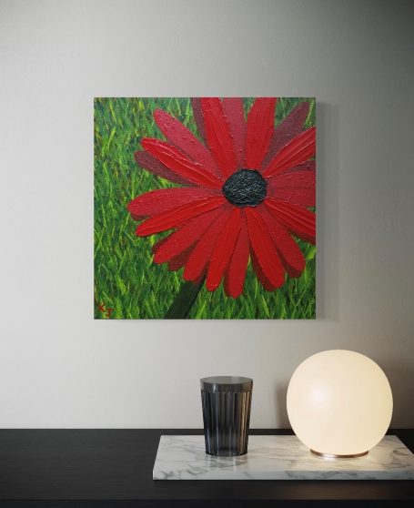 One Red Flower