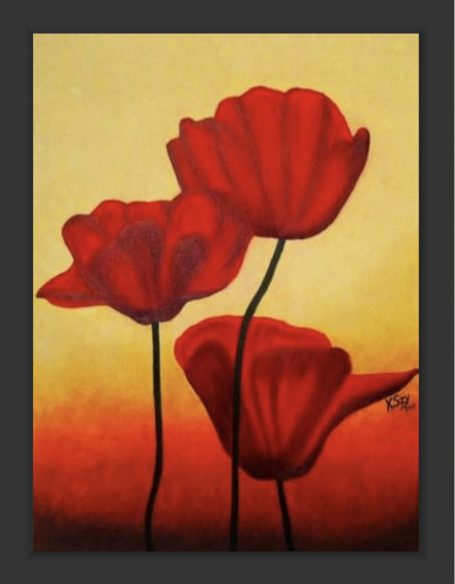 Three Poppies